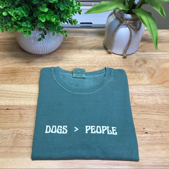 DOGS > PEOPLE Unisex Adult 100% Cotton T-Shirts - Various - Picture 3 of 16